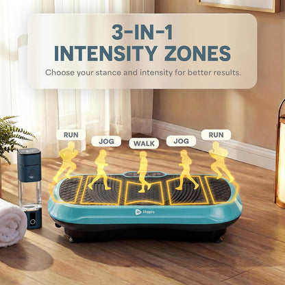 Waver Vibration Plate Exercise Machine with 99 Speeds & 10 Presets