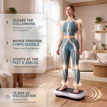 Waver Vibration Plate Exercise Machine with 99 Speeds & 10 Presets