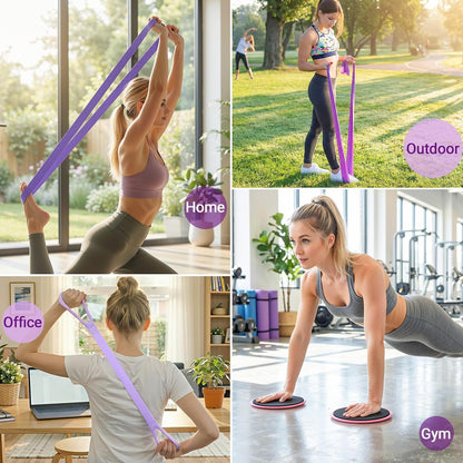 Home Pilates Kit Home Workout Essentials Set for Women Full-Body Exercise