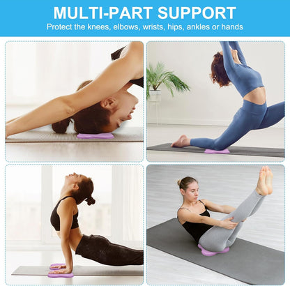 Yoga Knee Pads Cushion PU Foam Yoga Knee Mat Extra Thick Pilates Kneeling Pad for for Women Men Wrist Hands Head Exercise