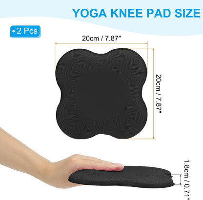 Yoga Knee Pads Cushion PU Foam Yoga Knee Mat Extra Thick Pilates Kneeling Pad for for Women Men Wrist Hands Head Exercise