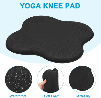 Yoga Knee Pads Cushion PU Foam Yoga Knee Mat Extra Thick Pilates Kneeling Pad for for Women Men Wrist Hands Head Exercise
