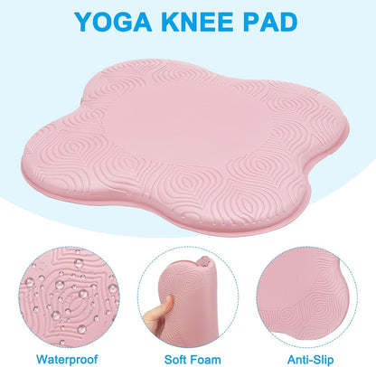 Yoga Knee Pads Cushion PU Foam Yoga Knee Mat Extra Thick Pilates Kneeling Pad for for Women Men Wrist Hands Head Exercise