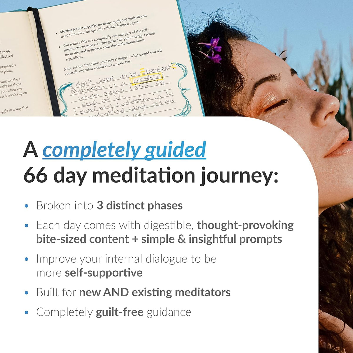 The Meditation Sidekick Journal - Meditation Books Meets Guided Journal! This Mindfulness Journal Helps You Meditate Effectively! Meditation Journal. Habit Journal Meditation for Beginners.