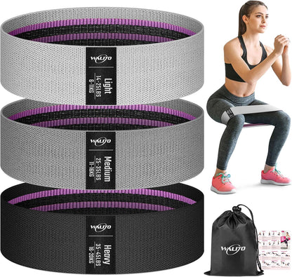 Fabric Resistance Bands for Working Out, Exercise Bands for Glutes and Legs