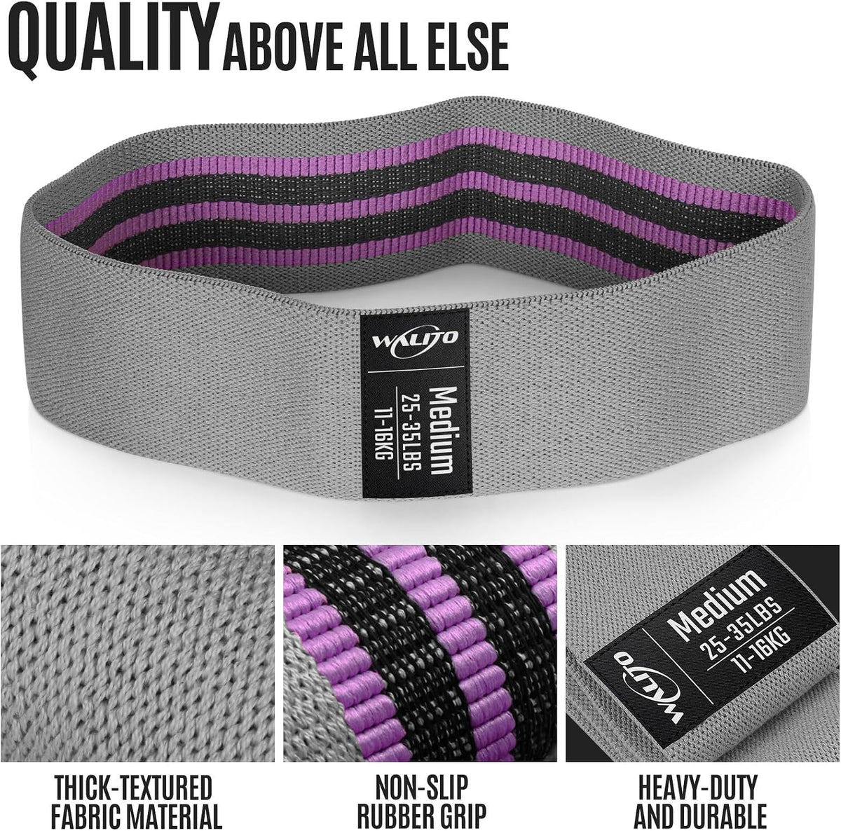 Fabric Resistance Bands for Working Out, Exercise Bands for Glutes and Legs