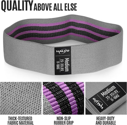 Fabric Resistance Bands for Working Out, Exercise Bands for Glutes and Legs