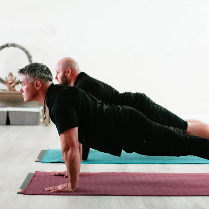 Yoga Towel - Graphite - Soft, Absorbent, Fast Drying, Non-Slip Backing, use by iteself or Over a Yoga mat, hot Yoga, Helps with Slippery Hands and feet