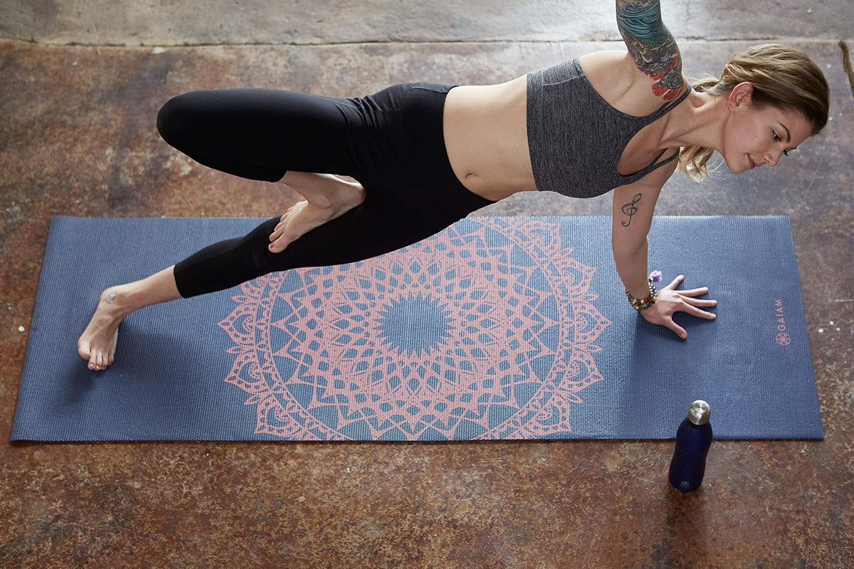 Yoga Mat Classic Print, 4mm Non-Slip Mat