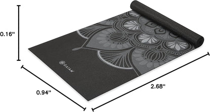 Yoga Mat Classic Print, 4mm Non-Slip Mat