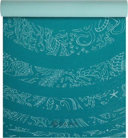 Yoga Mat Classic Print, 4mm Non-Slip Mat