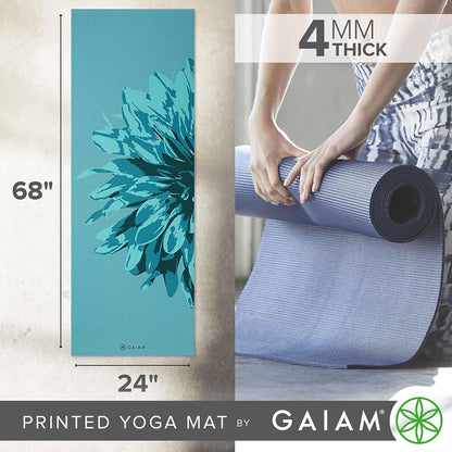 Yoga Mat Classic Print, 4mm Non-Slip Mat