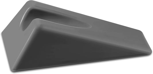 Mobilization Wedge 7.9 x 4.1 x 2 Inch Triangle Therapy Non Slip Silicone Wedge Pillow Sturdy Support for Relieve Spinal Pain Rehabilitation Tool(Gray)