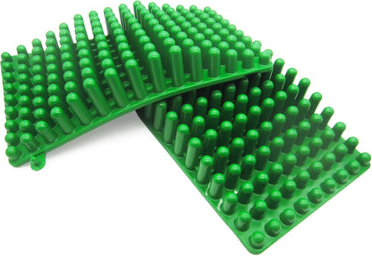 Franklin Method Posture Mats – Pressure Point Massager, Green, Pair