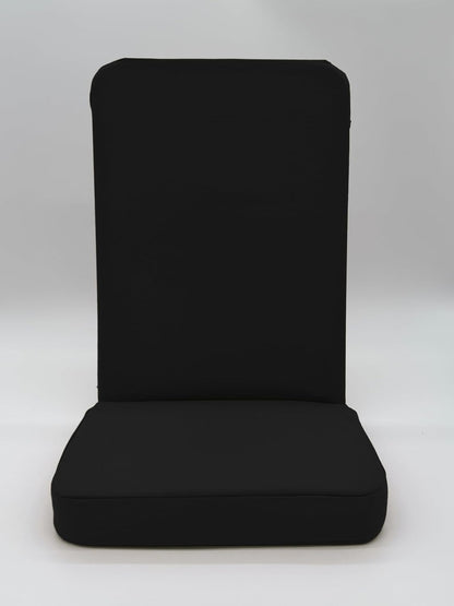 Original BackJack-Made in THE USA- Royal Cotton Fabric Lightweight Floor Seating Chair for Gaming, Families, Parents, Daycare, Back Support, Reading, Yoga, Meditation, Dorm, School