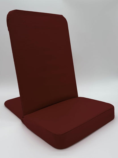 Original BackJack-Made in THE USA- Royal Cotton Fabric Lightweight Floor Seating Chair for Gaming, Families, Parents, Daycare, Back Support, Reading, Yoga, Meditation, Dorm, School