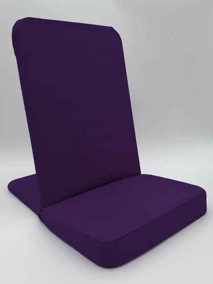 Original BackJack-Made in THE USA- Royal Cotton Fabric Lightweight Floor Seating Chair for Gaming, Families, Parents, Daycare, Back Support, Reading, Yoga, Meditation, Dorm, School