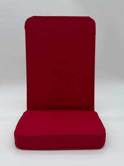 Original BackJack-Made in THE USA- Royal Cotton Fabric Lightweight Floor Seating Chair for Gaming, Families, Parents, Daycare, Back Support, Reading, Yoga, Meditation, Dorm, School