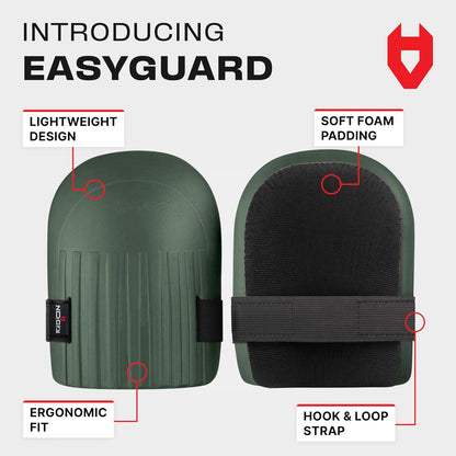 Gardening Knee Pads for Women and Men – Waterproof Foam Padding in a Lightweight Yet Durable Design; Easy to Wear with Adjustable Elastic Hook-and-Loop Straps – Ideal for the Garden and Yard Work