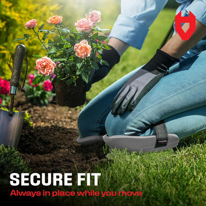 Gardening Knee Pads for Women and Men – Waterproof Foam Padding in a Lightweight Yet Durable Design; Easy to Wear with Adjustable Elastic Hook-and-Loop Straps – Ideal for the Garden and Yard Work