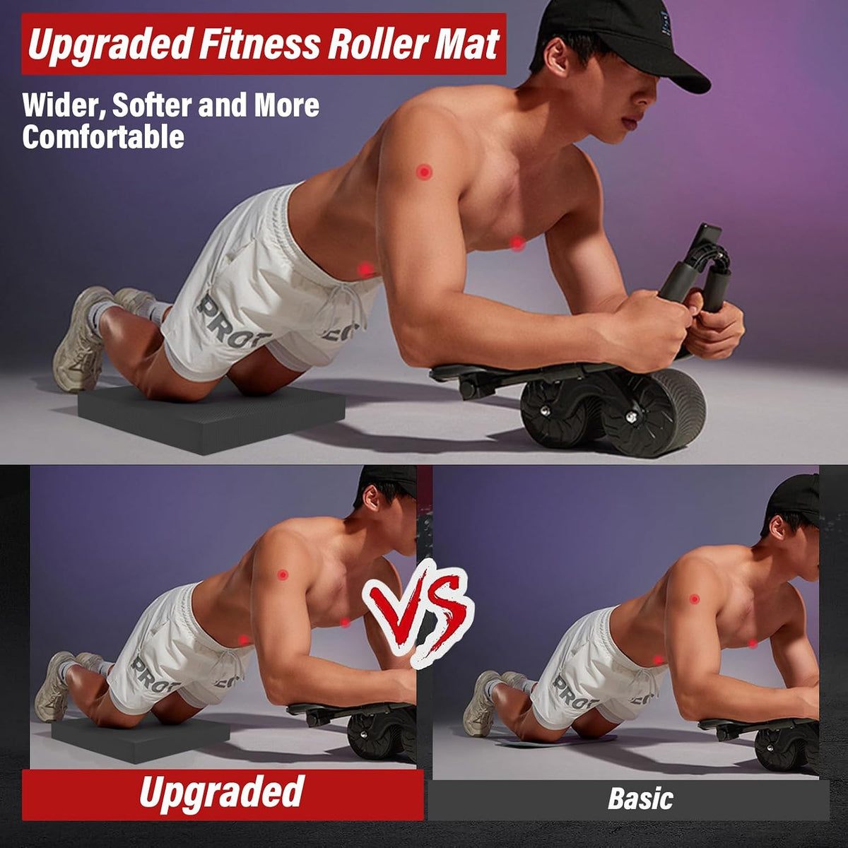 Balance Pad- Foam Balance Pad for Workout, Non-Slip & Water-Resistant Stability Trainer Mat, Soft TPE Exercise Foam Mat for Rehabilitation Stability,Physical Therapy,Fitness,Yoga (15.7" * 13" * 2")