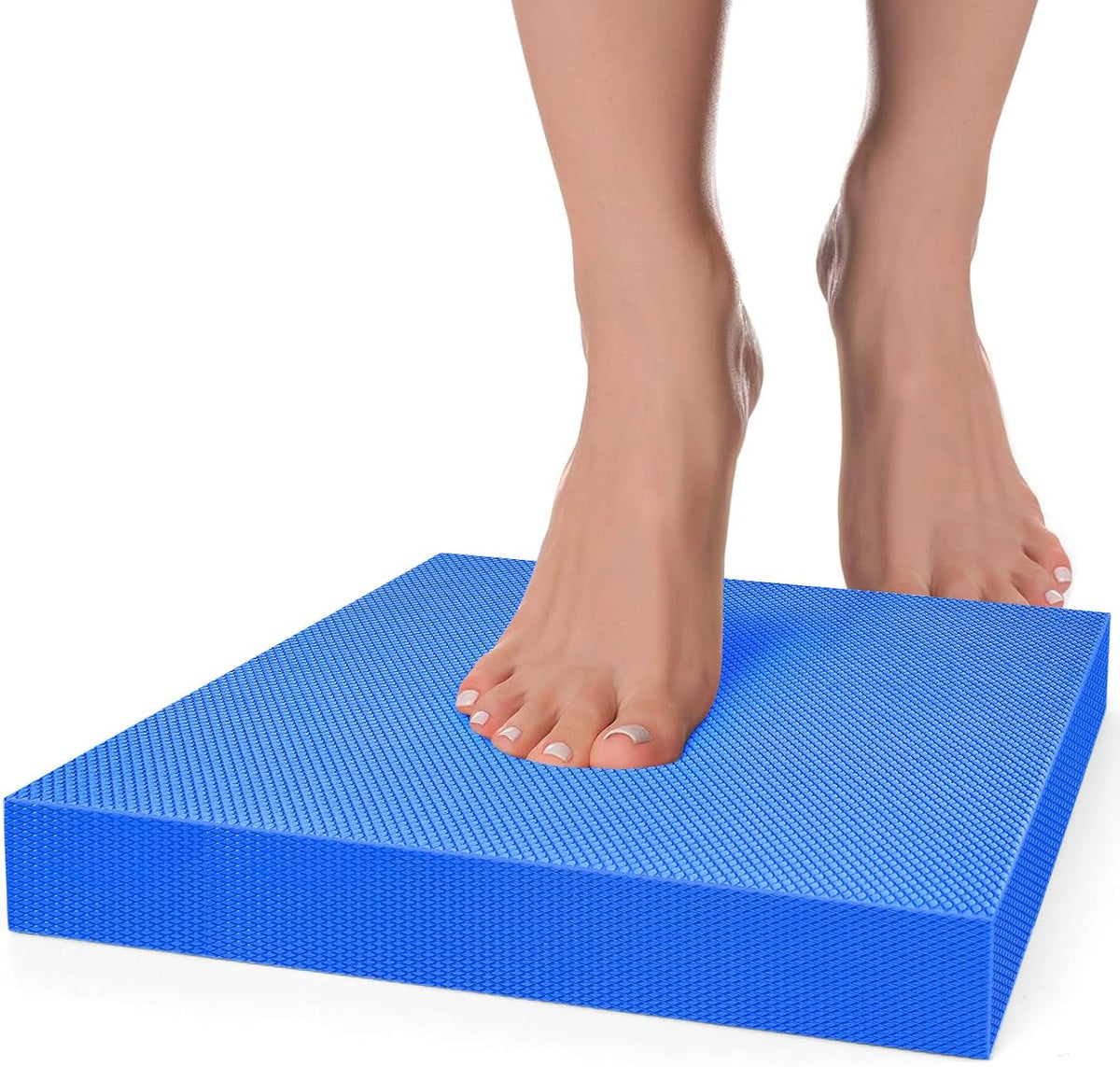 Balance Pad- Foam Balance Pad for Workout, Non-Slip & Water-Resistant Stability Trainer Mat, Soft TPE Exercise Foam Mat for Rehabilitation Stability,Physical Therapy,Fitness,Yoga (15.7" * 13" * 2")