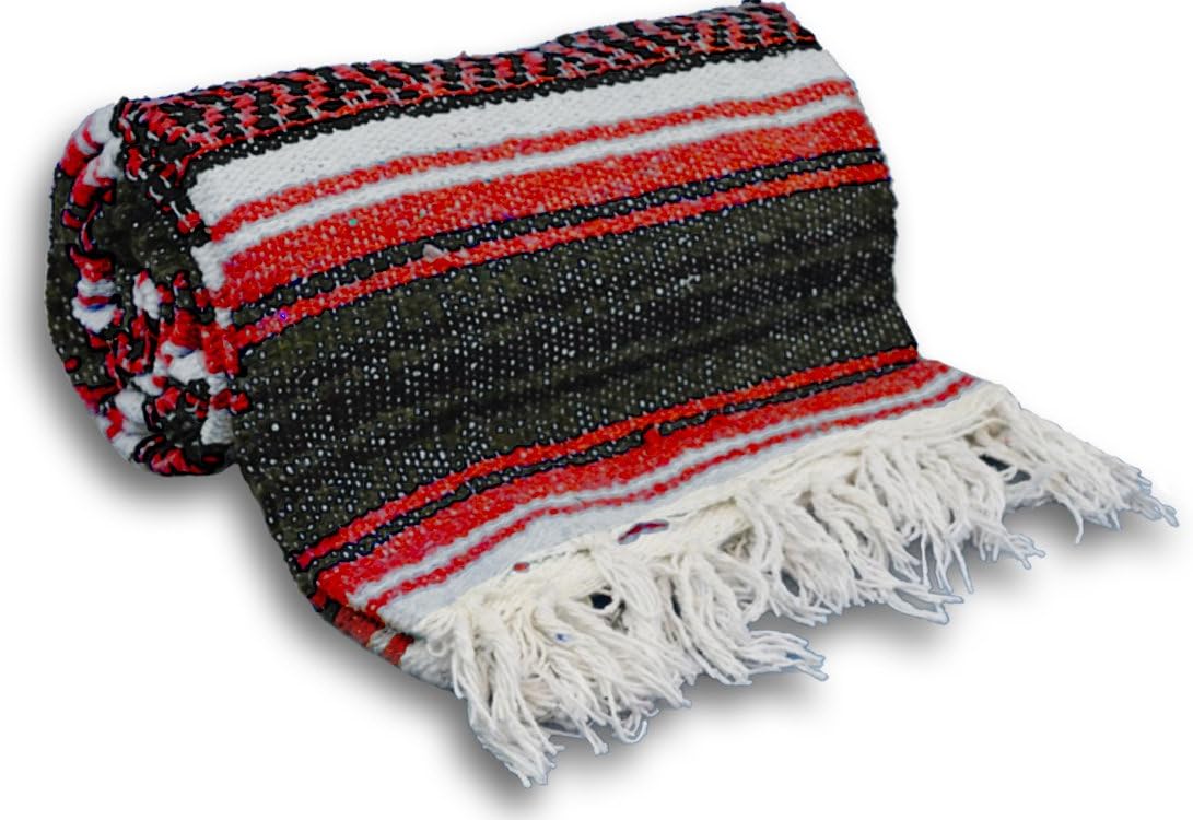 YogaAccessories Traditional Mexican Yoga Blanket
