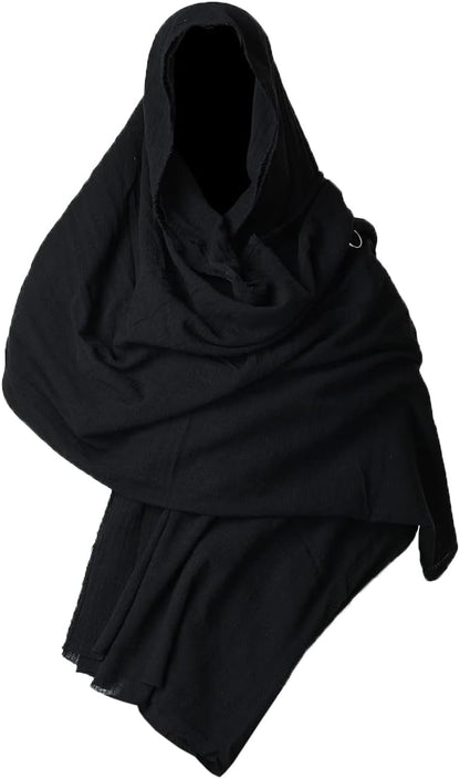 Post Apocalyptic Shawl Scarf Shaman Cowl Medieval Costume Sash