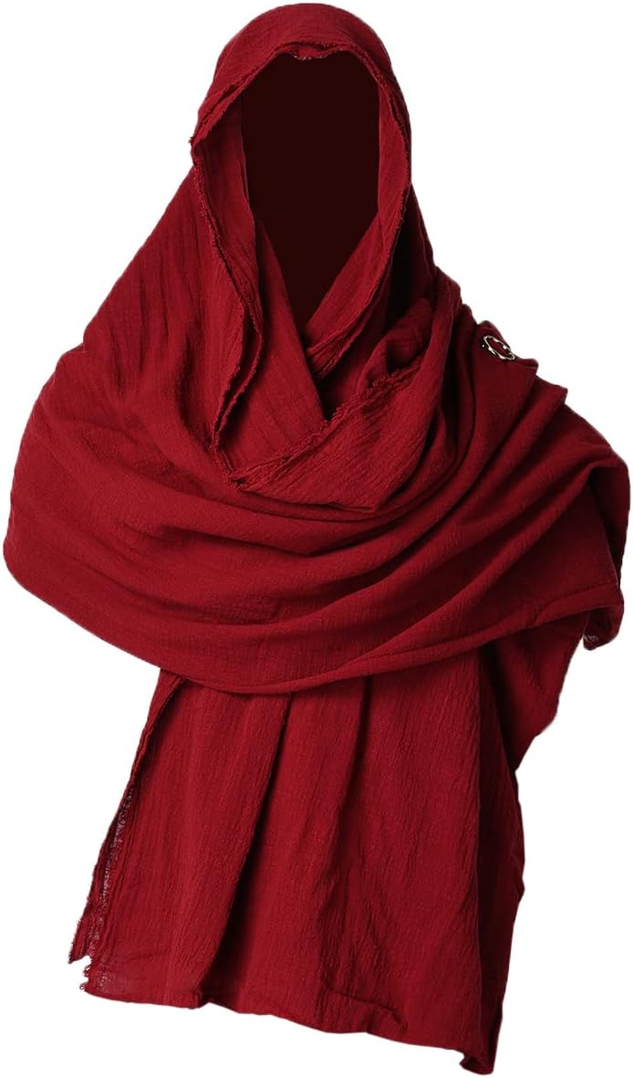 Post Apocalyptic Shawl Scarf Shaman Cowl Medieval Costume Sash