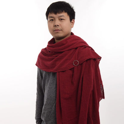 Post Apocalyptic Shawl Scarf Shaman Cowl Medieval Costume Sash