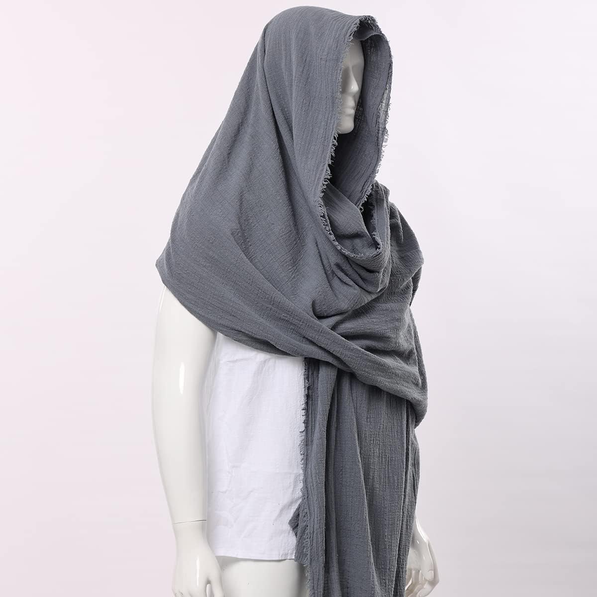 Post Apocalyptic Shawl Scarf Shaman Cowl Medieval Costume Sash
