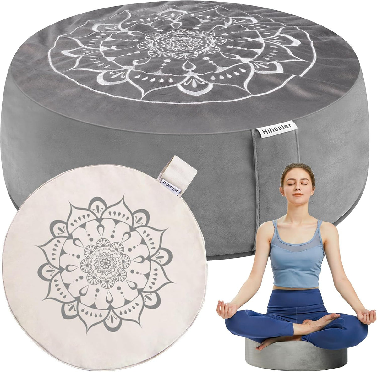Meditation Cushion, Traditional Tibetan Velvet Meditation Pillow