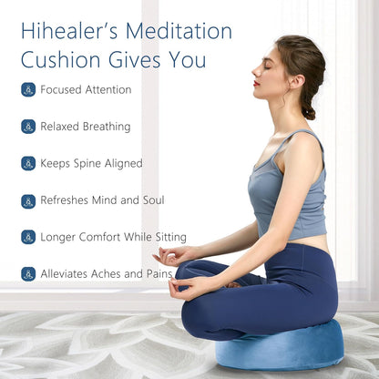 Meditation Cushion, Traditional Tibetan Velvet Meditation Pillow