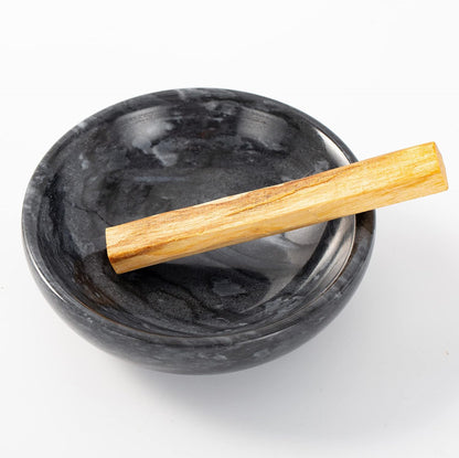 Incense Holder, Natural Marble Incense Holder for Sticks with 9 Incense Holes, Handmade Incense Stick Burner Ideal for Smudging, Decoration