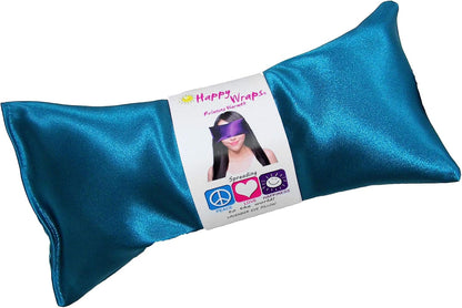 Lavender Eye Pillow - Hot Cold Weighted Eye Pillows for Relaxation, Sleep, Stress, Migraine Relief, Yoga - Aromatherapy Gifts for Women, Birthday, Teachers, Made in USA - Amethyst