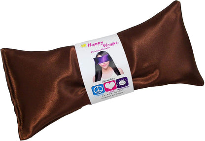 Lavender Eye Pillow - Hot Cold Weighted Eye Pillows for Relaxation, Sleep, Stress, Migraine Relief, Yoga - Aromatherapy Gifts for Women, Birthday, Teachers, Made in USA - Amethyst