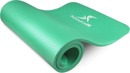 Extra Thick Yoga and Pilates Mat, 71-inch Long High Density Exercise Mat with Comfort Foam and Carrying Strap
