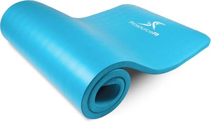 Extra Thick Yoga and Pilates Mat, 71-inch Long High Density Exercise Mat with Comfort Foam and Carrying Strap