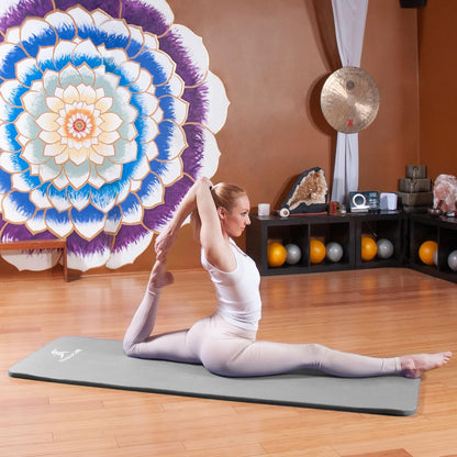 Extra Thick Yoga and Pilates Mat, 71-inch Long High Density Exercise Mat with Comfort Foam and Carrying Strap