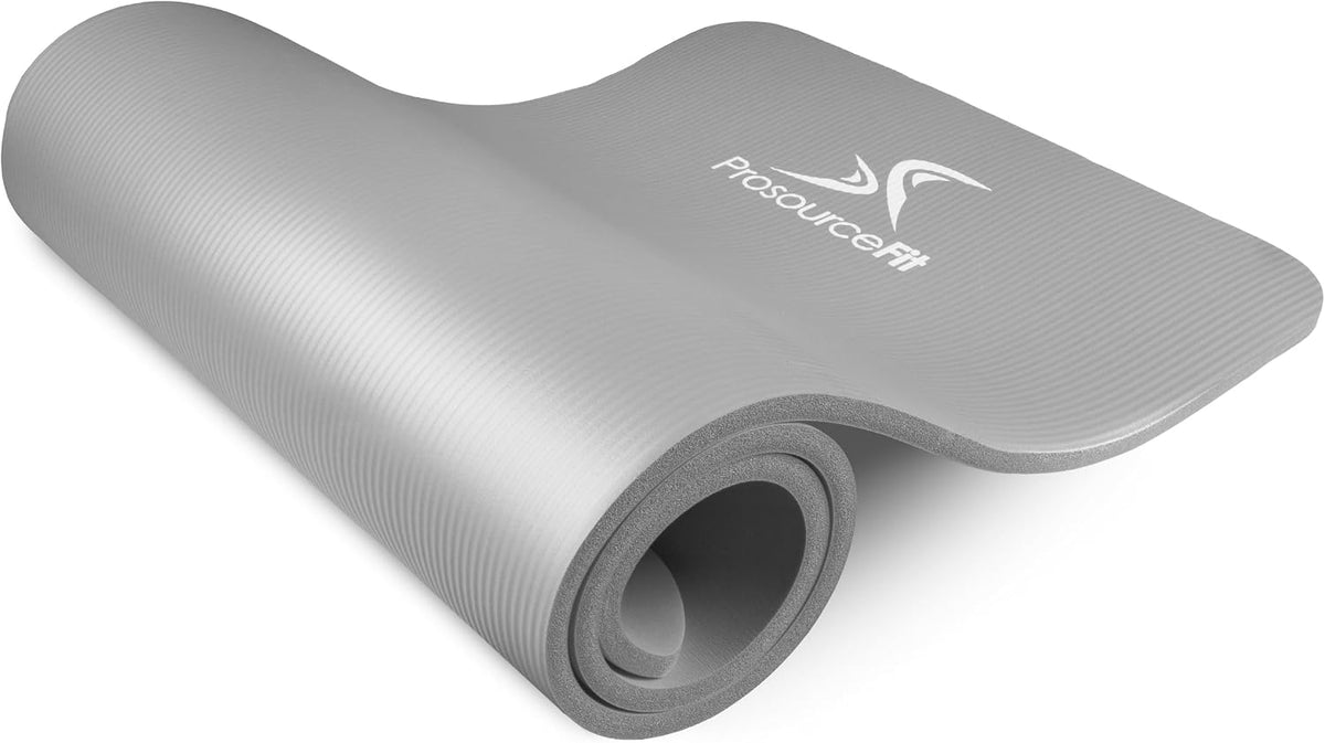 Extra Thick Yoga and Pilates Mat, 71-inch Long High Density Exercise Mat with Comfort Foam and Carrying Strap