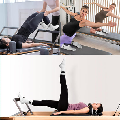 Women's Grip Pilates Crew Socks, Non Slip Yoga Barre Sticky Socks