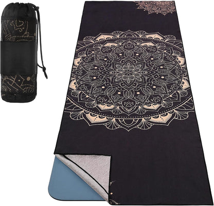 Yoga Towel, Non-Slip Hot Yoga Mat, 74.4 x 27.4 in
