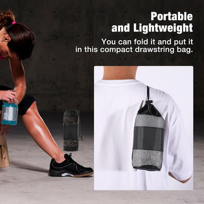 Yoga Towel, Non-Slip Hot Yoga Mat, 74.4 x 27.4 in