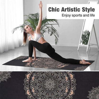 Yoga Towel, Non-Slip Hot Yoga Mat, 74.4 x 27.4 in
