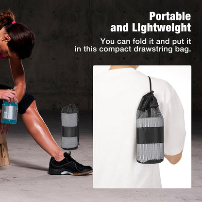 Yoga Towel, Non-Slip Hot Yoga Mat, 74.4 x 27.4 in