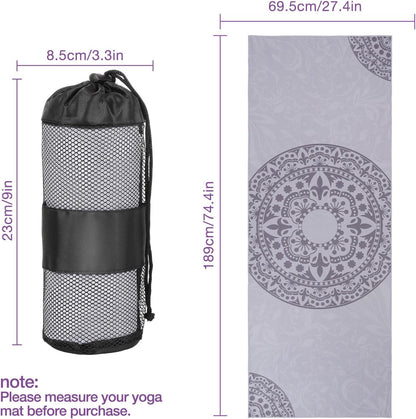 Yoga Towel, Non-Slip Hot Yoga Mat, 74.4 x 27.4 in
