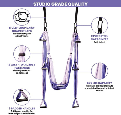 Swing Set for Back Pain Relief & Inversion Therapy