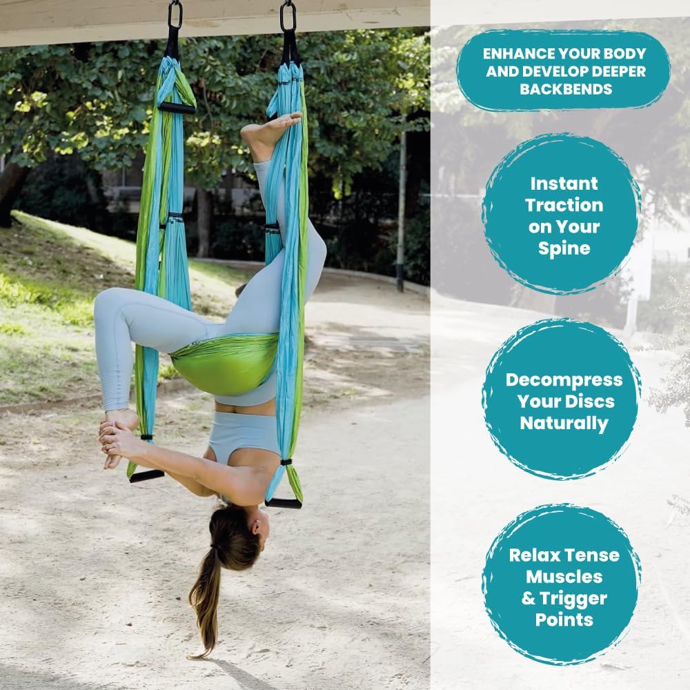 Swing Set for Back Pain Relief & Inversion Therapy