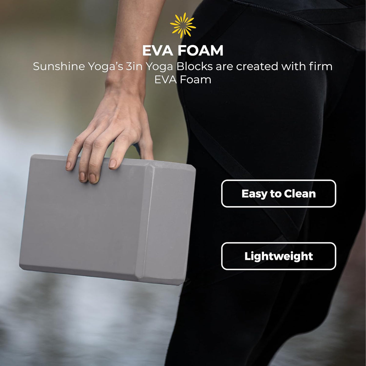 3in Yoga Blocks Bulk, 10 Pack, 3x6x9in