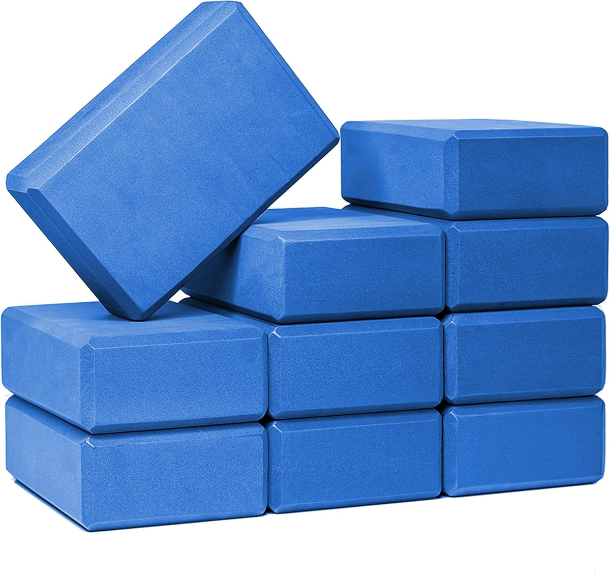 3in Yoga Blocks Bulk, 10 Pack, 3x6x9in